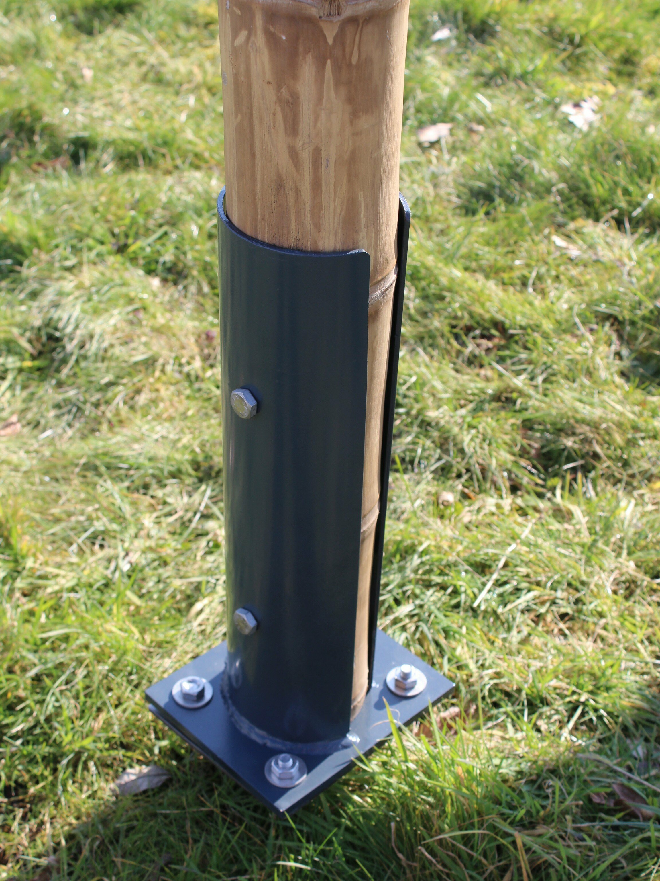 Bambus Fahnenmast Bodenhalterung