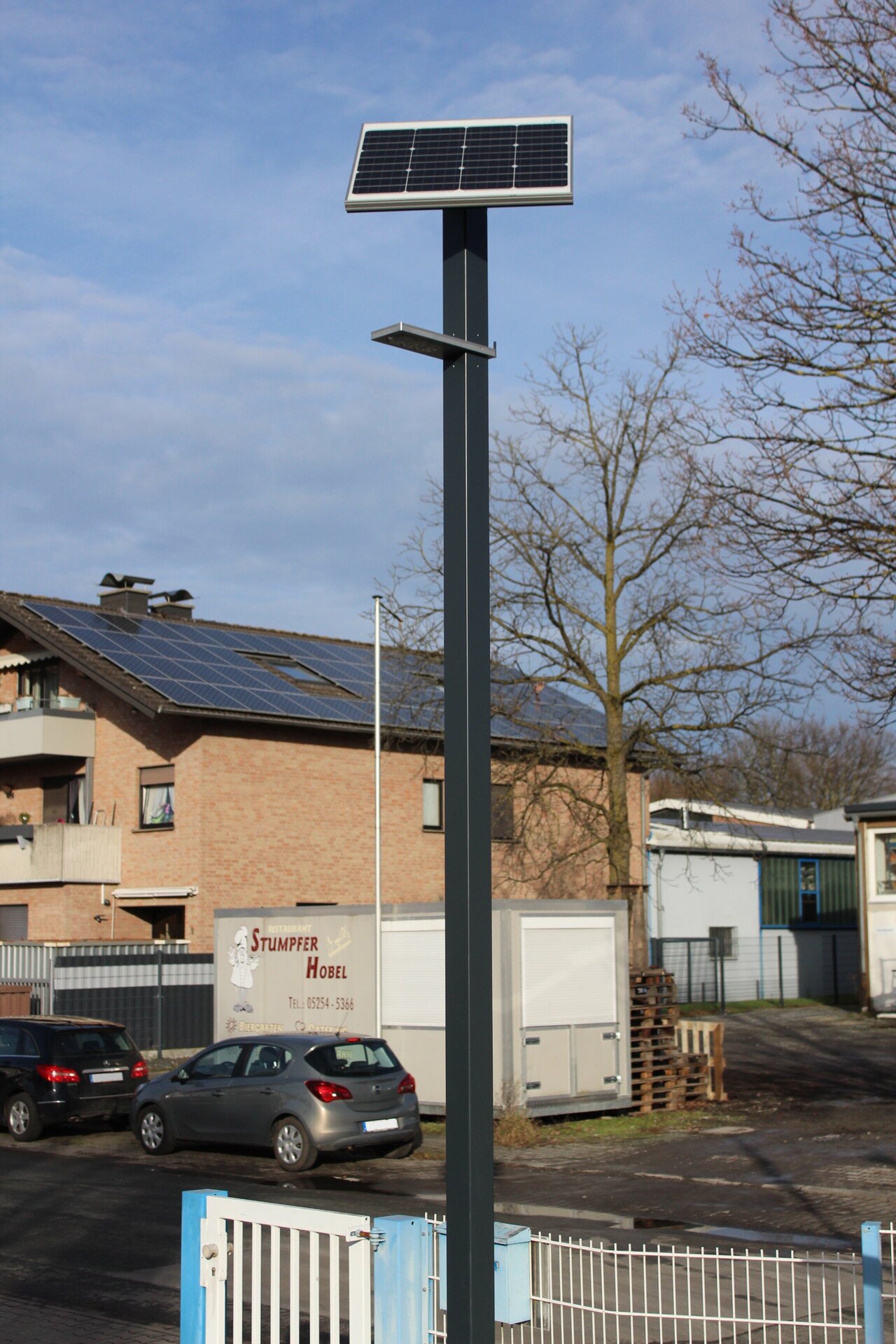 MWI Solarleuchte "AURORA" modernes Design